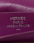 Tadelakt Lizard Bearn Gusset Wallet Anemone Vert