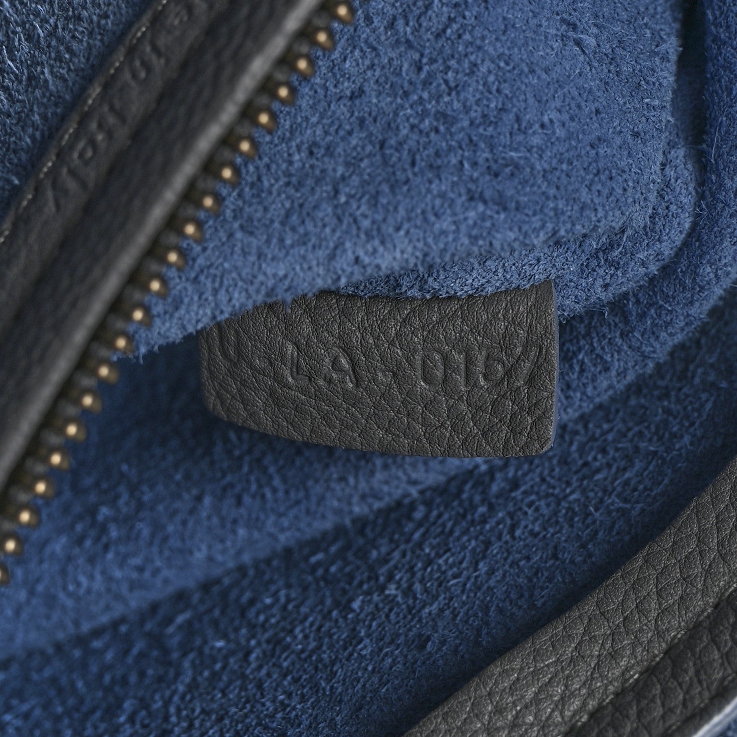 Baby Grained Calfskin Medium Phantom Luggage Kohl