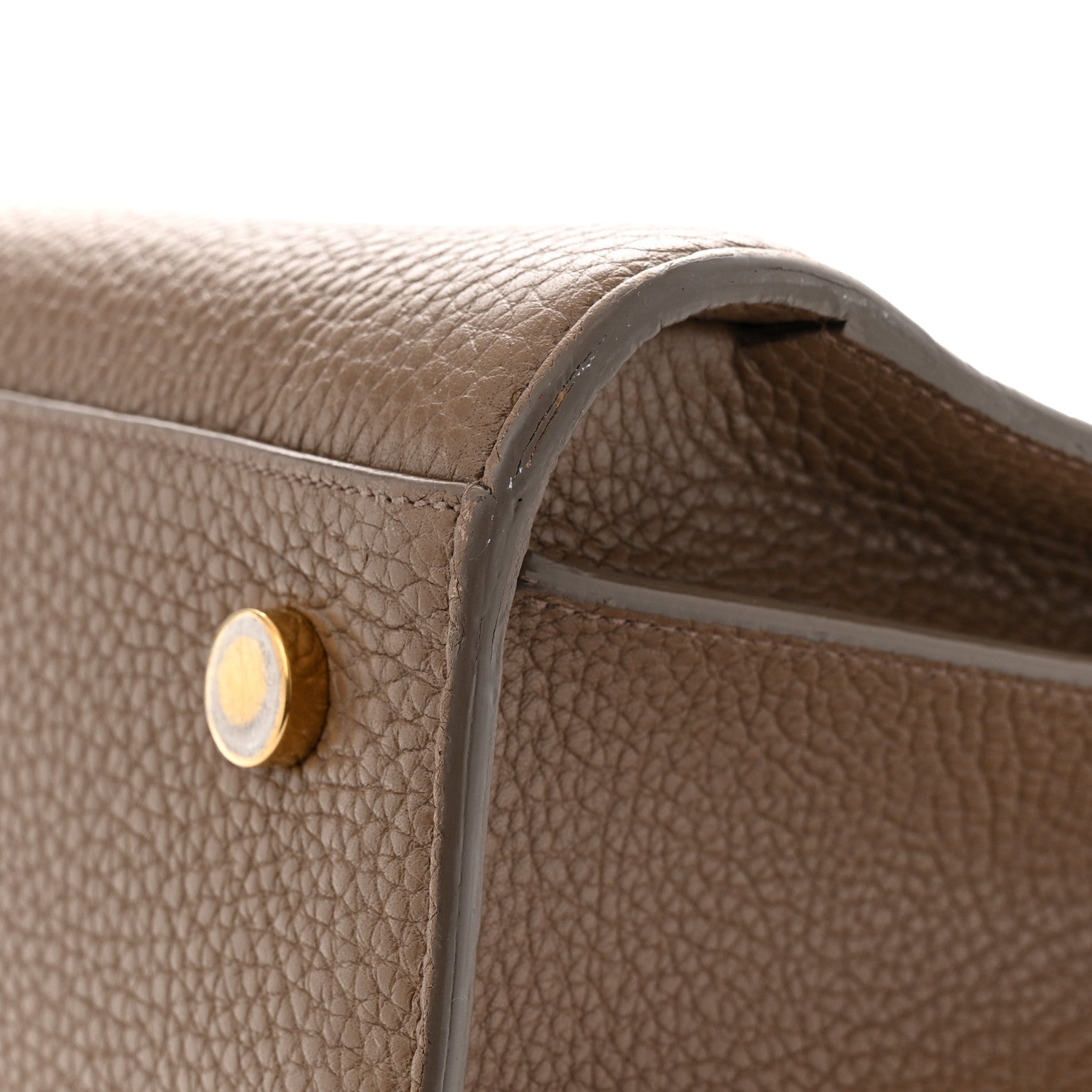 Grained Calfskin Large Sac de Jour Carryall Taupe