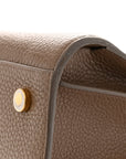 Grained Calfskin Large Sac de Jour Carryall Taupe
