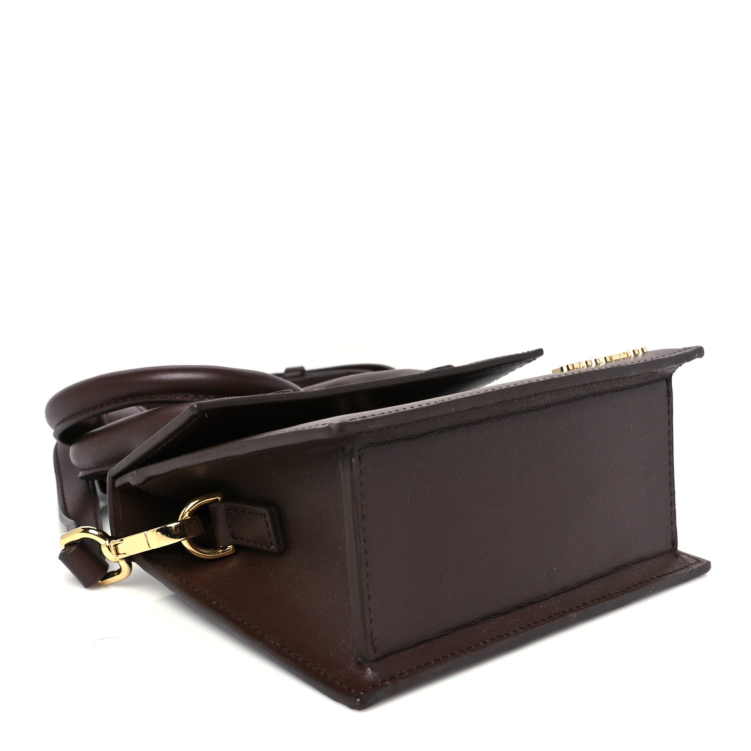Smooth Calfskin Le Chiquito Noeud Dark Brown