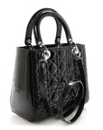Patent Cannage Medium Lady D1OR Navy Blue