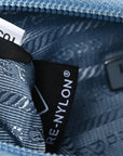 Tessuto Nylon Mini Re-Edition 2000 Bag Celeste