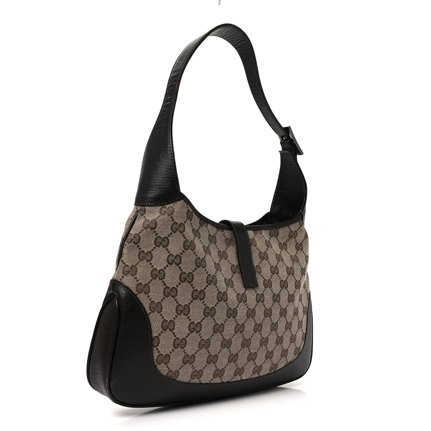 Monogram Web Jackie O Hobo Dark Brown