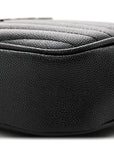 Grain De Poudre Matelasse Monogram Mini Lou Camera Bag Black
