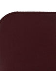 Caviar Quilted Small Business Affinity Flap Burgundy
