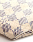 Damier Azur Braided Neverfull MM Orange