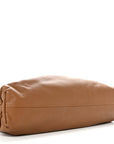 Smooth Butter Calf The Pouch Oversized Clutch Cammello