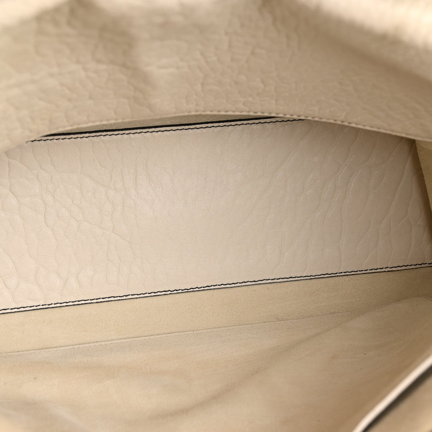 Canyon Grained Lambskin Large Lady D1OR Off White
