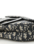 Oblique Saddle Bag Blue