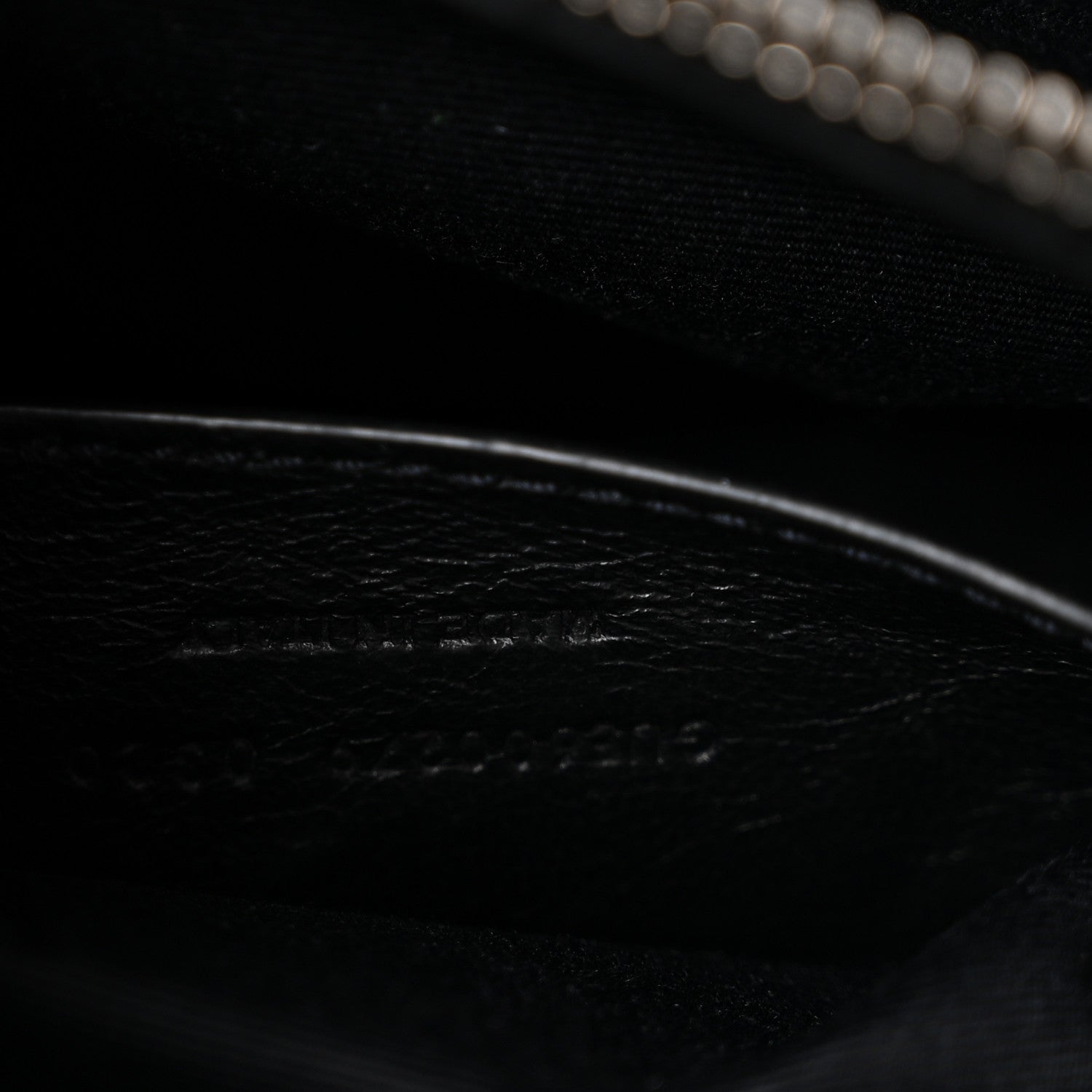 Sheepskin Matelasse Chevron Monogram Medium College Bag Black