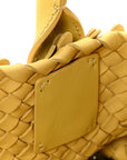 Nappa Intrecciato Medium Paillettes Cabat Poussin
