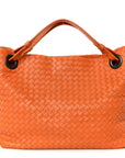 Nappa Intrecciato Bella Tote Orange