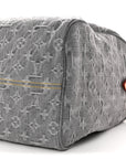 Monogram Denim Speedy Soft 30 Washed Gray