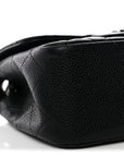 Caviar Quilted Mini Square Flap Black