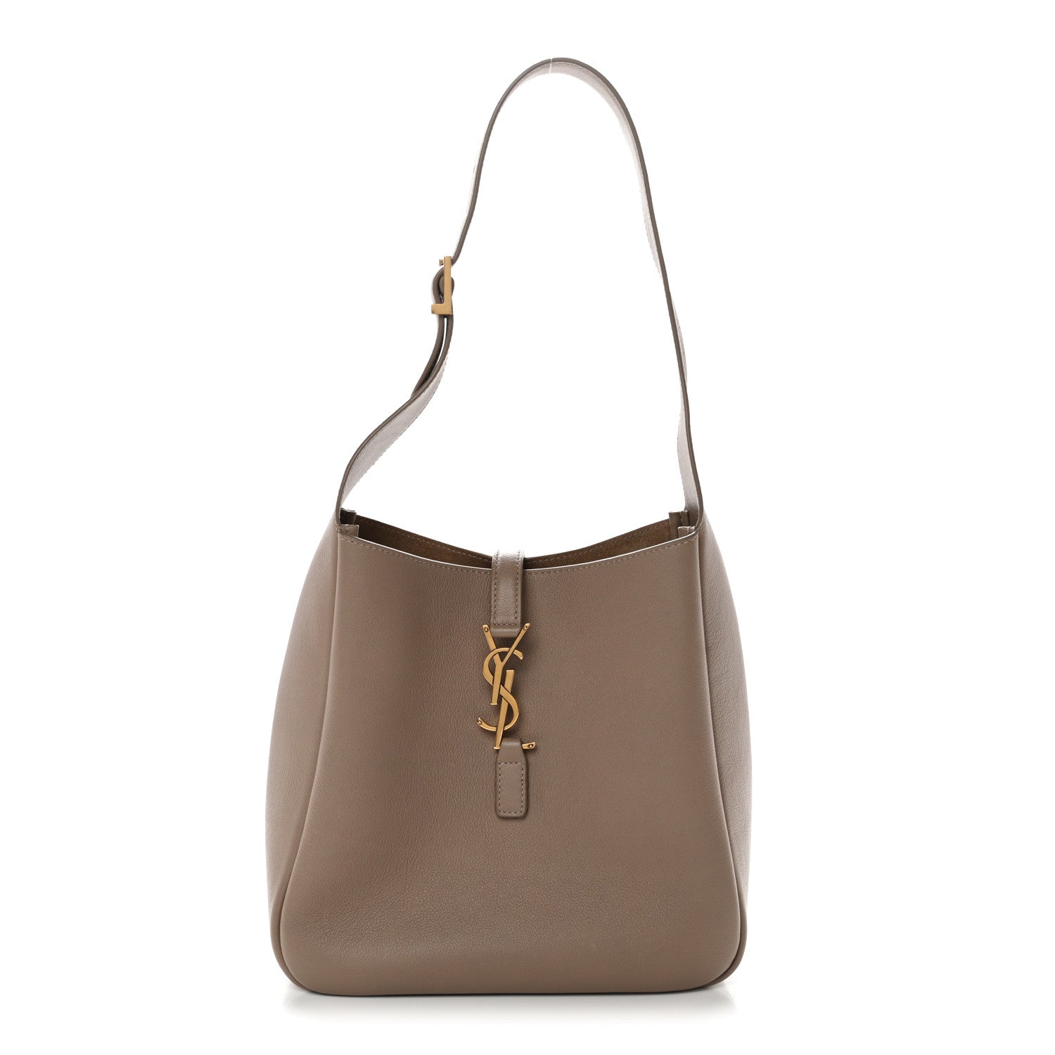 Grained Calfskin Small Le 5 A 7 Soft Hobo Dusty Grey