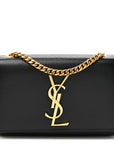 Grain De Poudre Small Monogram Kate Satchel Black