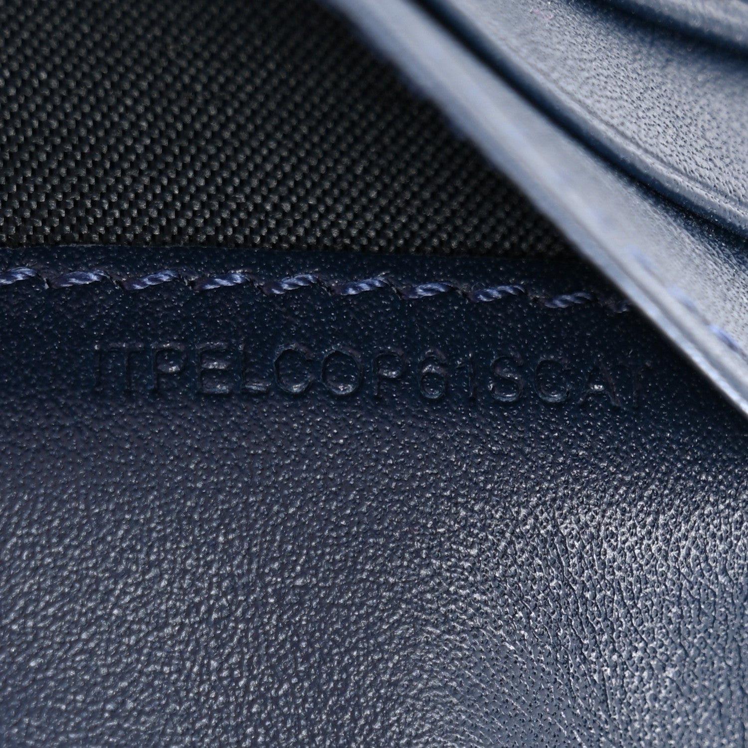 Overdyed Calfskin Horseferry Check Porter Continental Wallet Blue Carbon