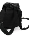 Nylon Vela Medium Backpack Black