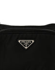 Re-Nylon Saffiano Belt Bag Black