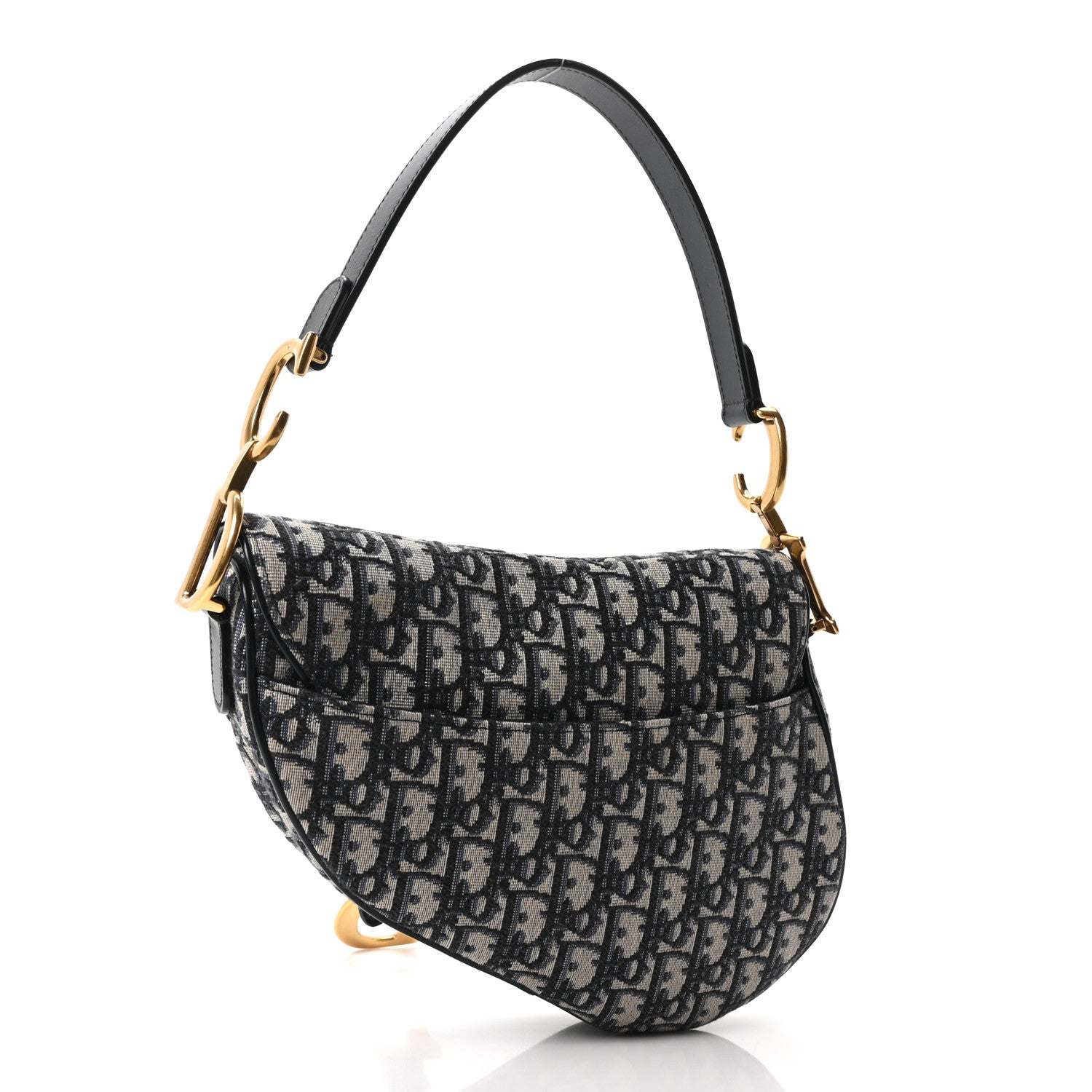 Oblique Saddle Bag Blue