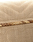 Raffia Elaphe Matelasse Small GG Marmont Shoulder Bag Natural Cream Brown