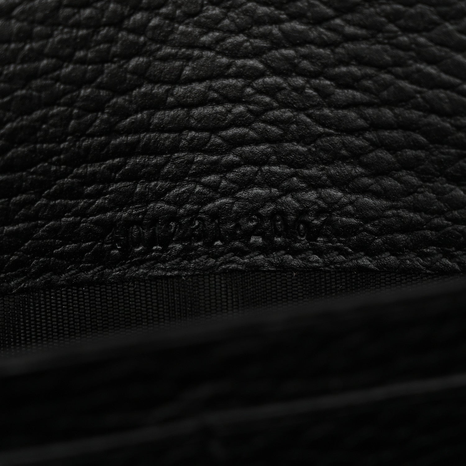 Calfskin Mini Dionysus Chain Wallet Black