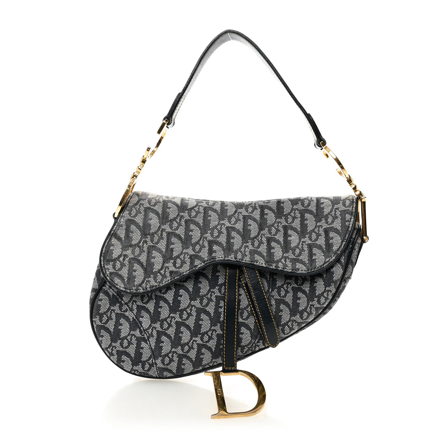 Monogram Saddle Bag Blue