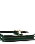 Dollar Calfskin Crystal Small Dionysus Shoulder Bag Emerald