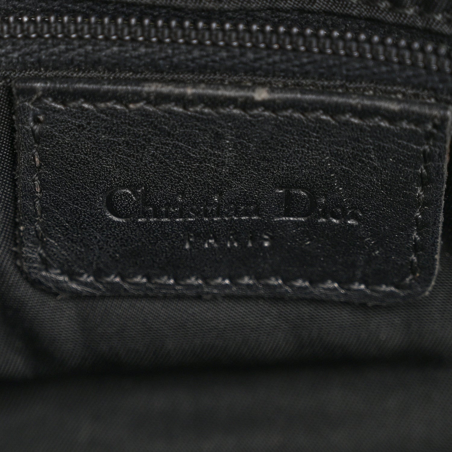 Monogram Saddle Bag Black