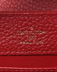 Taurillon Snakeskin Mini Capucines Burgundy