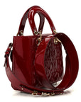 Patent Cannage Small My ABCD1OR Lady D1OR Cherry Red