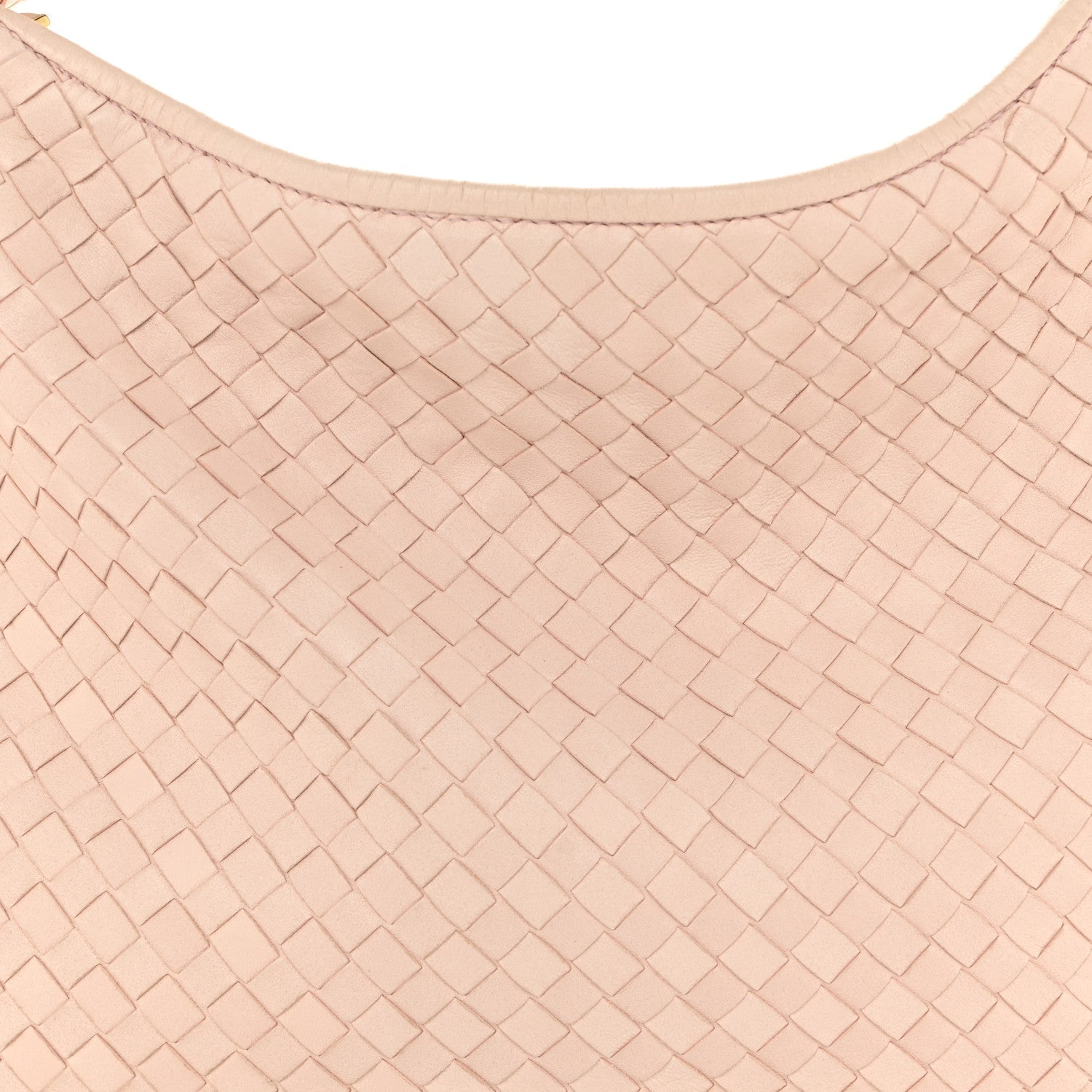 Nappa Intrecciato Medium Veneta Hobo Flamingo
