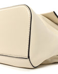 Calfskin The Cristina Messenger Ivory
