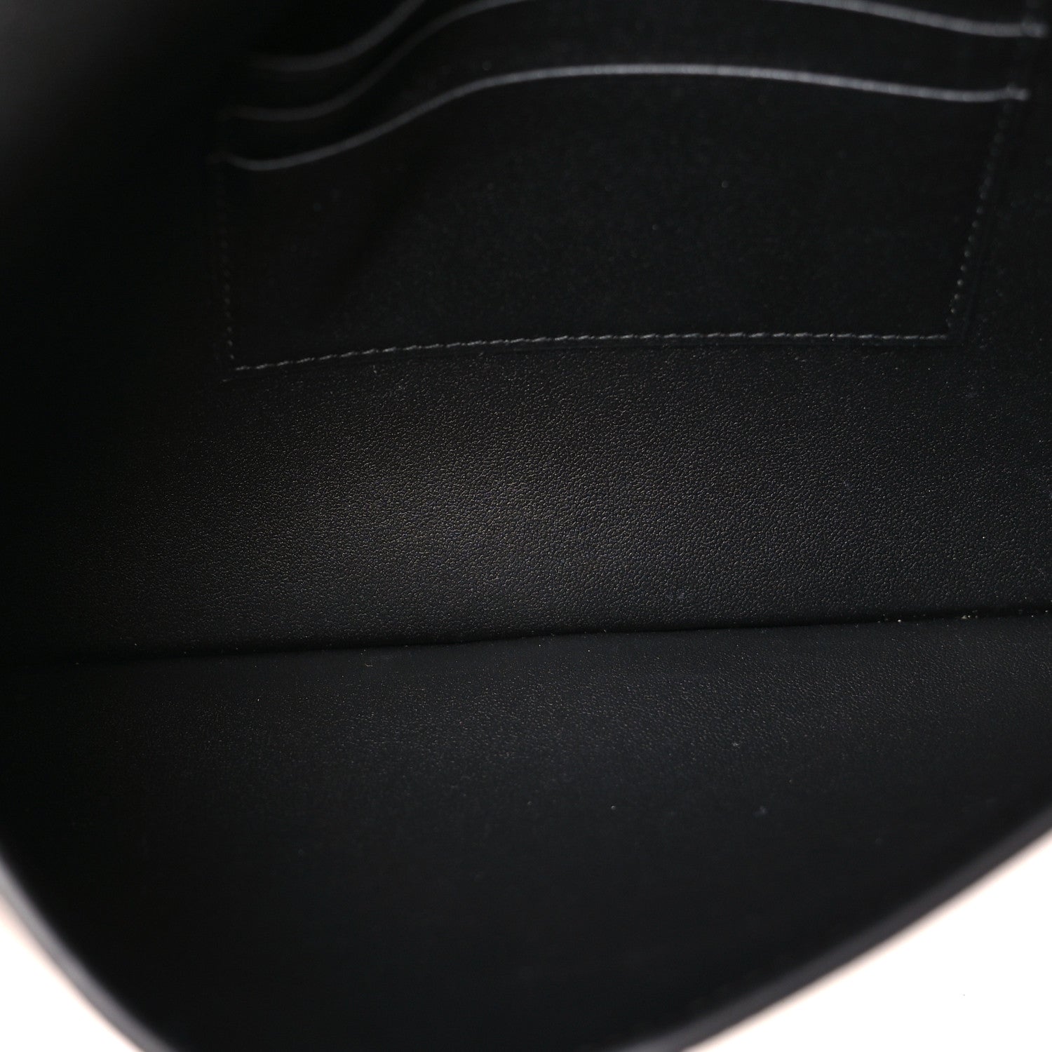 Goatskin Saddle Pouch Black