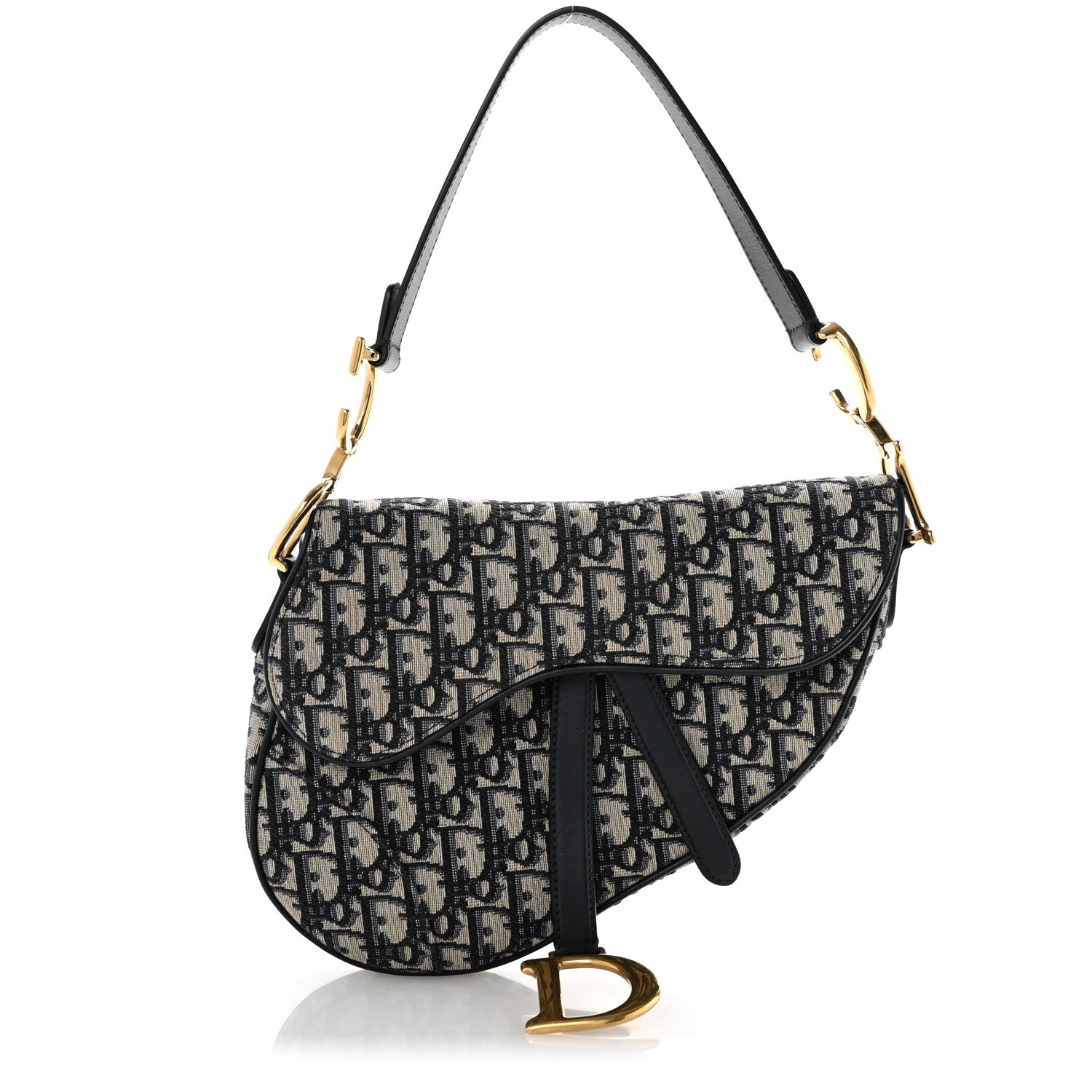 Oblique Saddle Bag Blue
