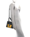Nappa Matelasse Top Handle Bag Black Soleil