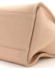 Mixed Fibers Medium Deauville Tote Beige
