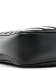 Calfskin Matelasse Monogram Lou Camera Bag Black