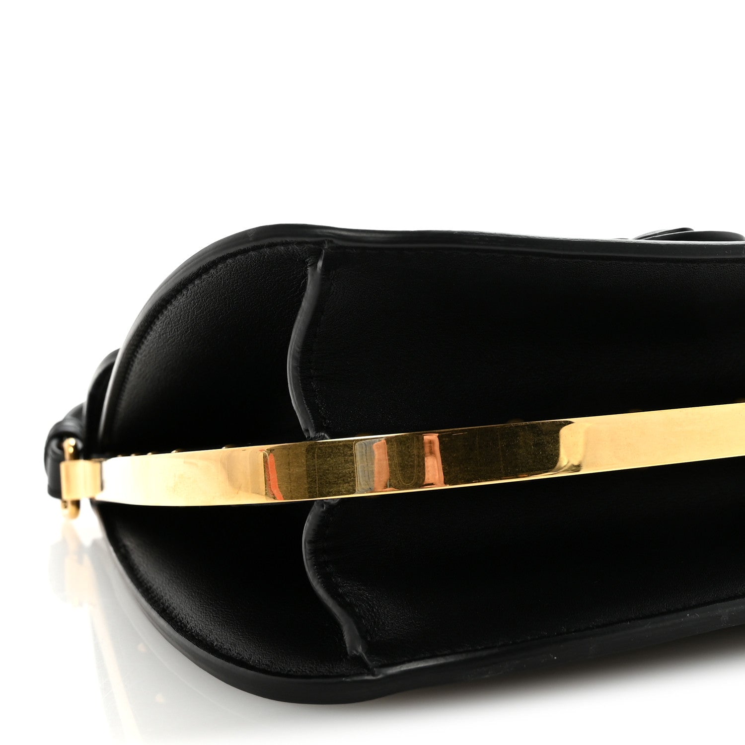 Box Calfskin Medium Bobby Frame Flap Black