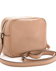 Pebbled Calfskin Small Soho Disco Bag Camelia