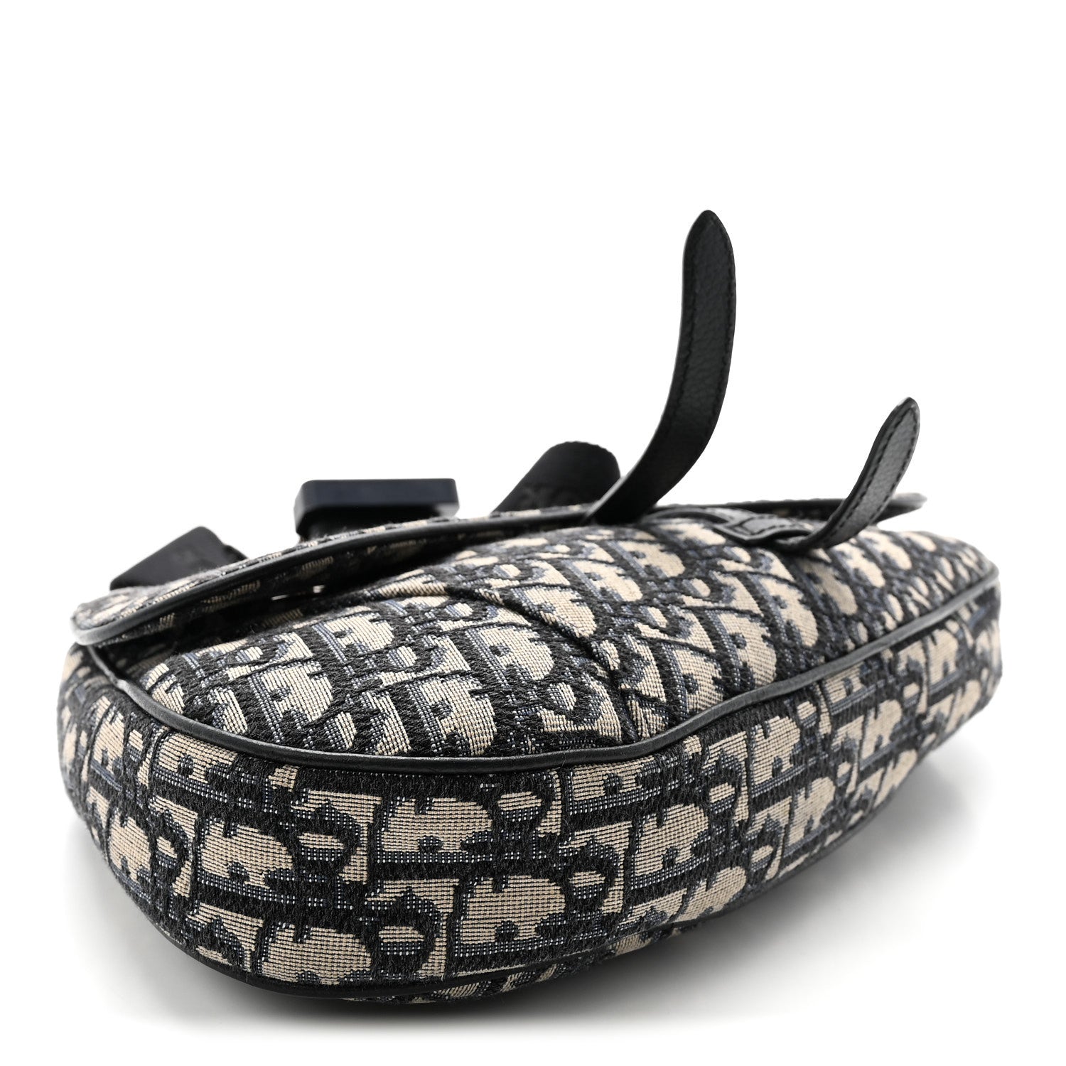 Oblique Mens Saddle Bag Blue