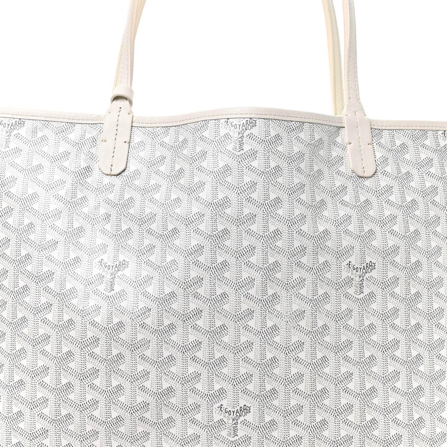 X PEANUTS Goyardine Reversible Anjou GM White