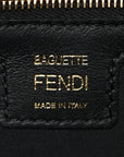 Nappa FF 1974 Embossed Baguette Black