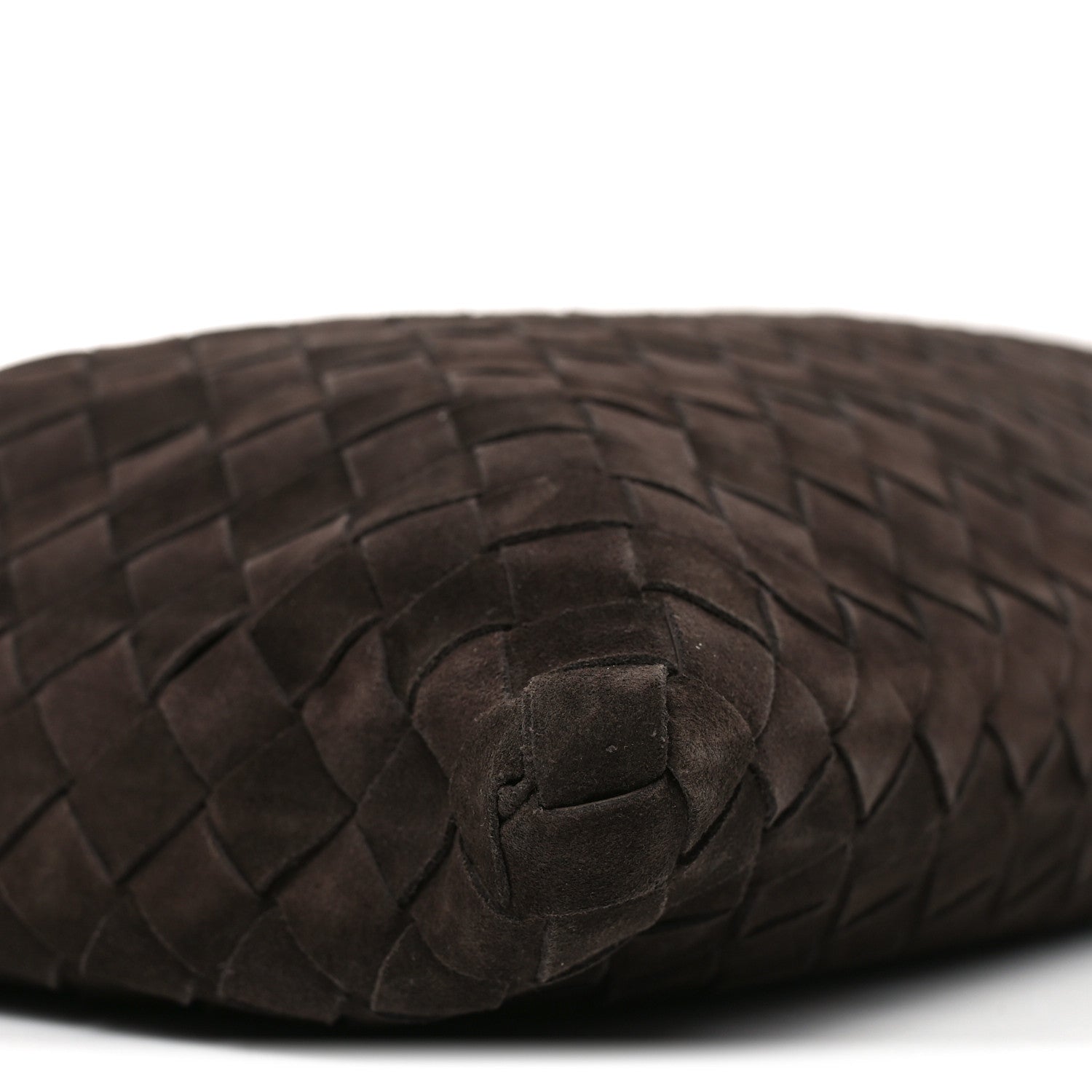 Suede Intrecciato Small Hop Fondant