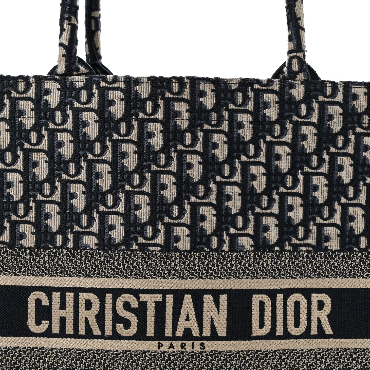 Oblique Large Book Tote Blue Multicolor