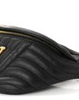 Calfskin Quilted New Wave Bumbag Black