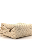 Suede Intrecciato Small Loop Camera Bag Sand