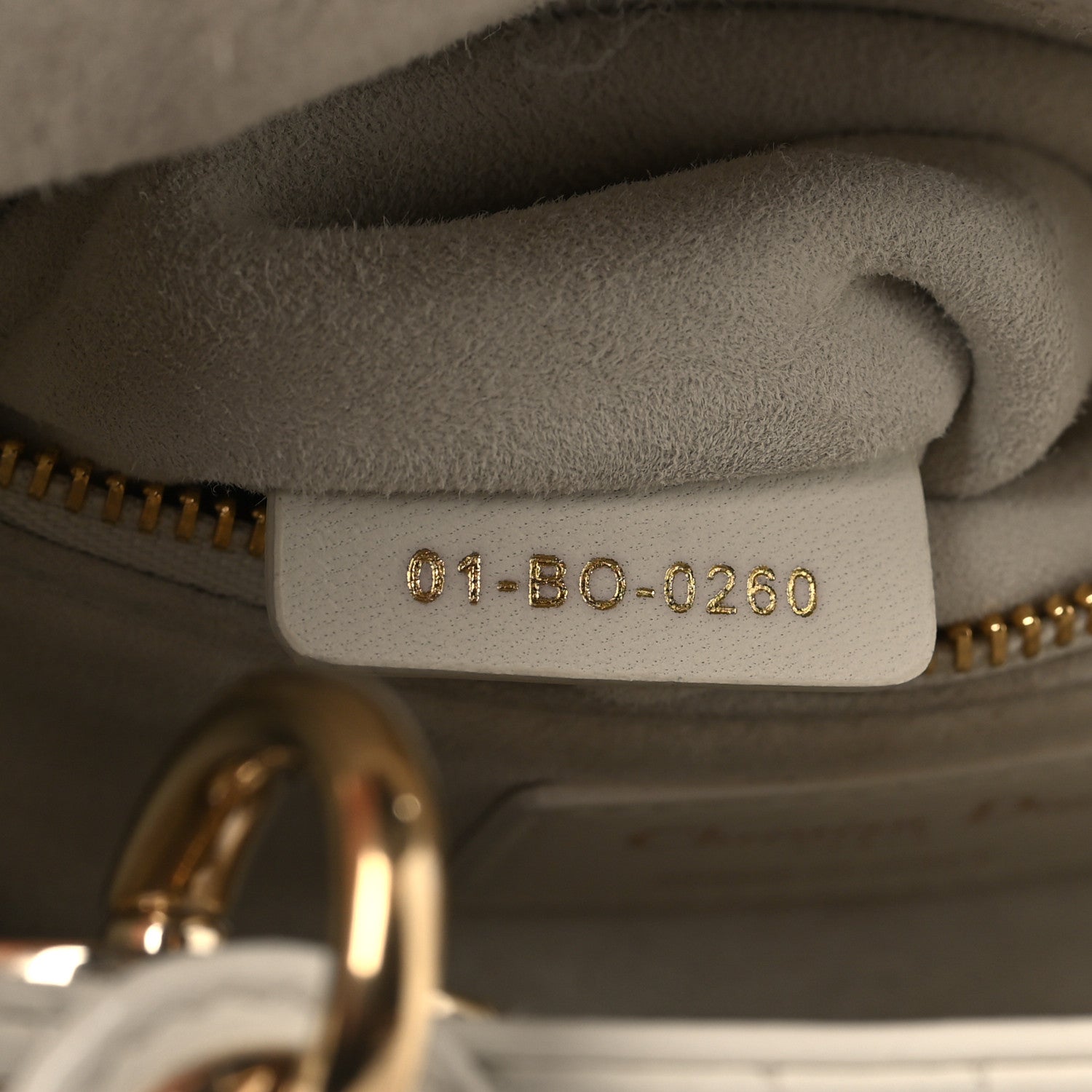Lambskin Cannage Small My ABCD1OR Lady D1OR Latte