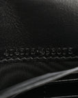 Calfskin Matelasse GG Marmont Chain Wallet Black